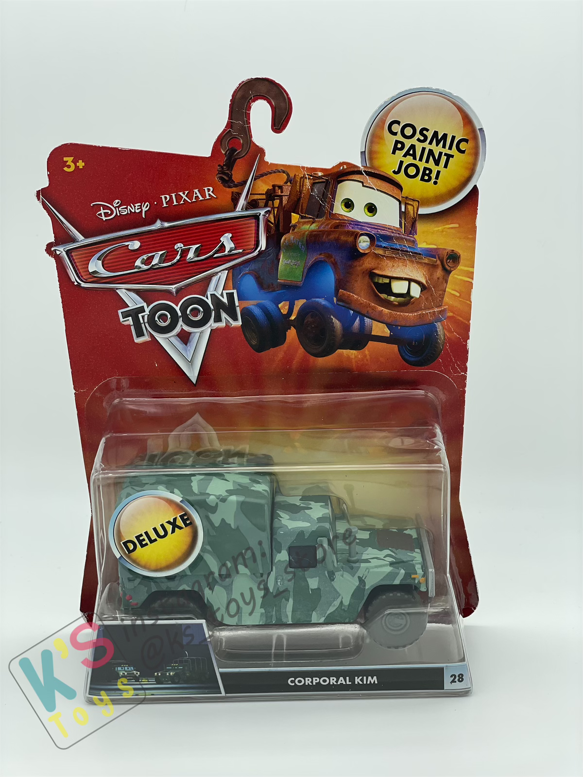 DELUXE DISNEY PIXAR CARS "CORPORAL KIM" #02 UFM SERIES - Cars Toon - BNIP