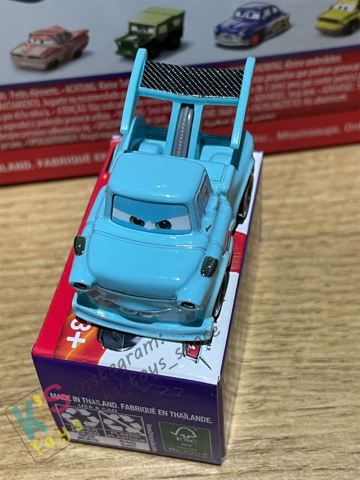 Mini Racers Pixar Disney Cars, 2022 Series 3 #27 TOKYO MATER