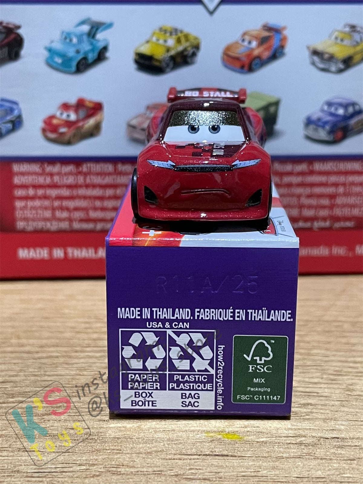 Mini Racers Pixar Disney Cars, 2022 Series 3 #25 JONAS CARVERS