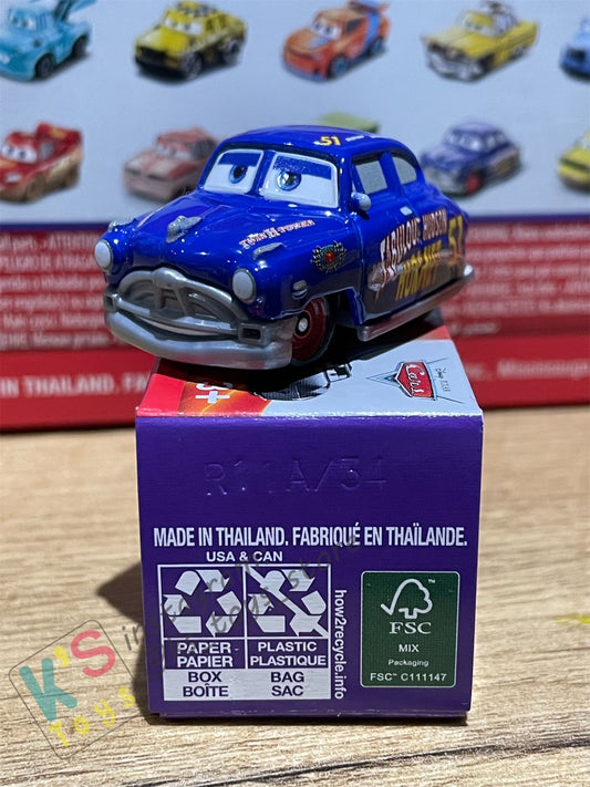 Mini Racers Pixar Disney Cars, 2022 Series 3 #34 FABULOUS HUDSON HORNET