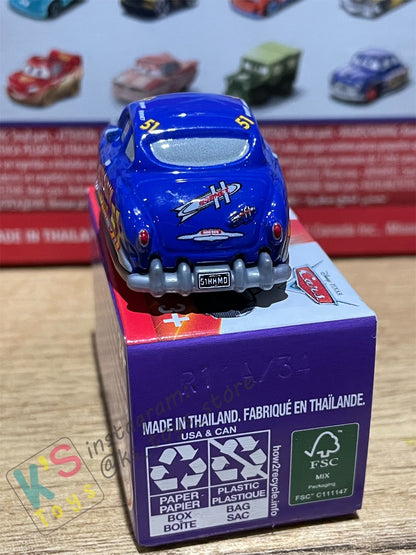 Mini Racers Pixar Disney Cars, 2022 Series 3 #34 FABULOUS HUDSON HORNET