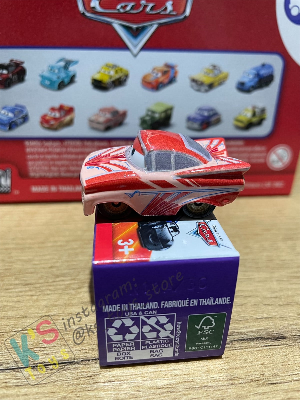 Mini Racers Pixar Disney Cars, 2022 Series 3 #30 FLORIDA RAMONE