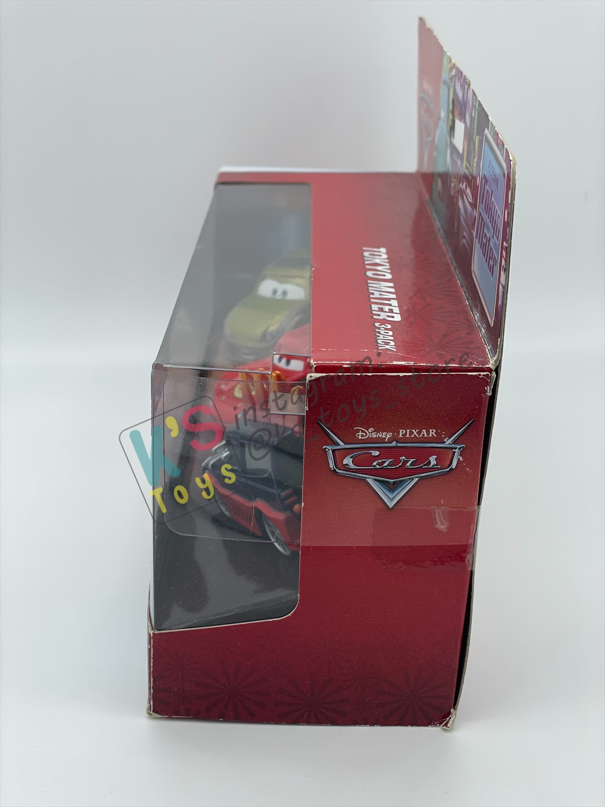 DISNEY PIXAR CARS 1:55 BY MATTEL - EXCLUSIVE WALMART "TOKYO MATER 3-PACK KAA REESU,DRAGON LIGHTNING MCQUEEN WITH OIL STAINS AND YOKOZA" TOKYO MATER SERIES - BNIB