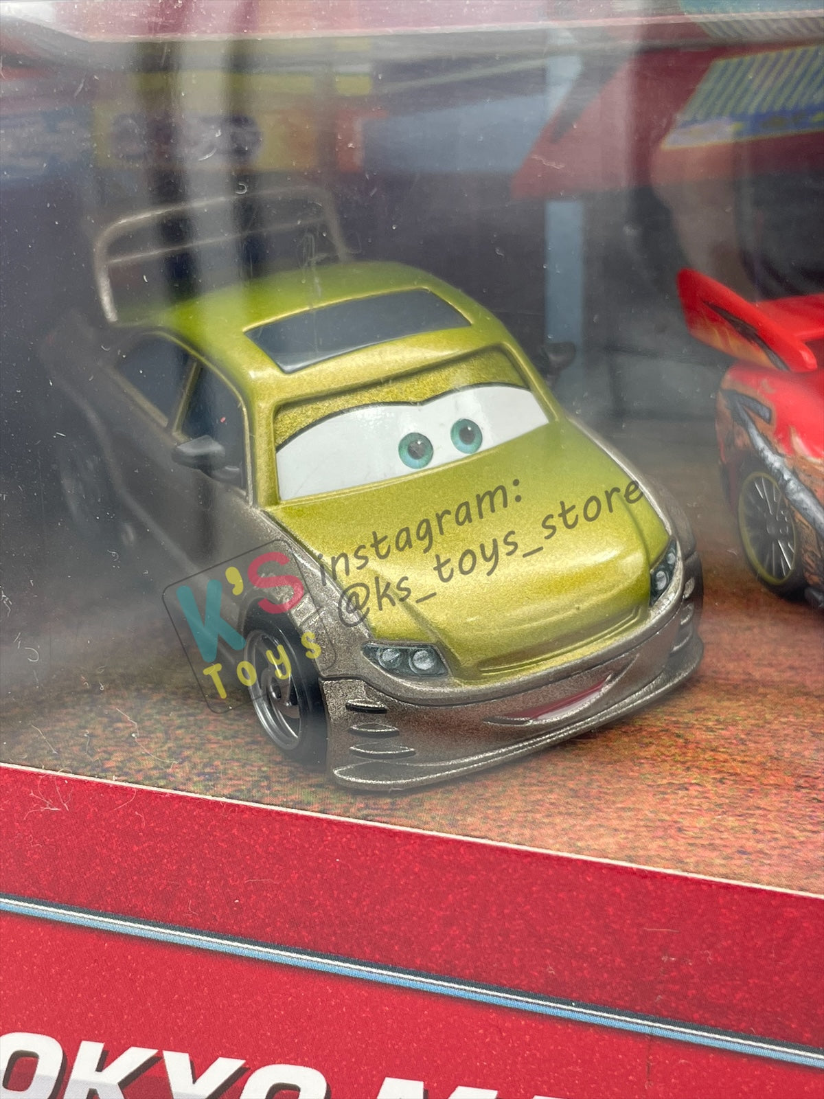 DISNEY PIXAR CARS 1:55 BY MATTEL - EXCLUSIVE WALMART "TOKYO MATER 3-PACK KAA REESU,DRAGON LIGHTNING MCQUEEN WITH OIL STAINS AND YOKOZA" TOKYO MATER SERIES - BNIB