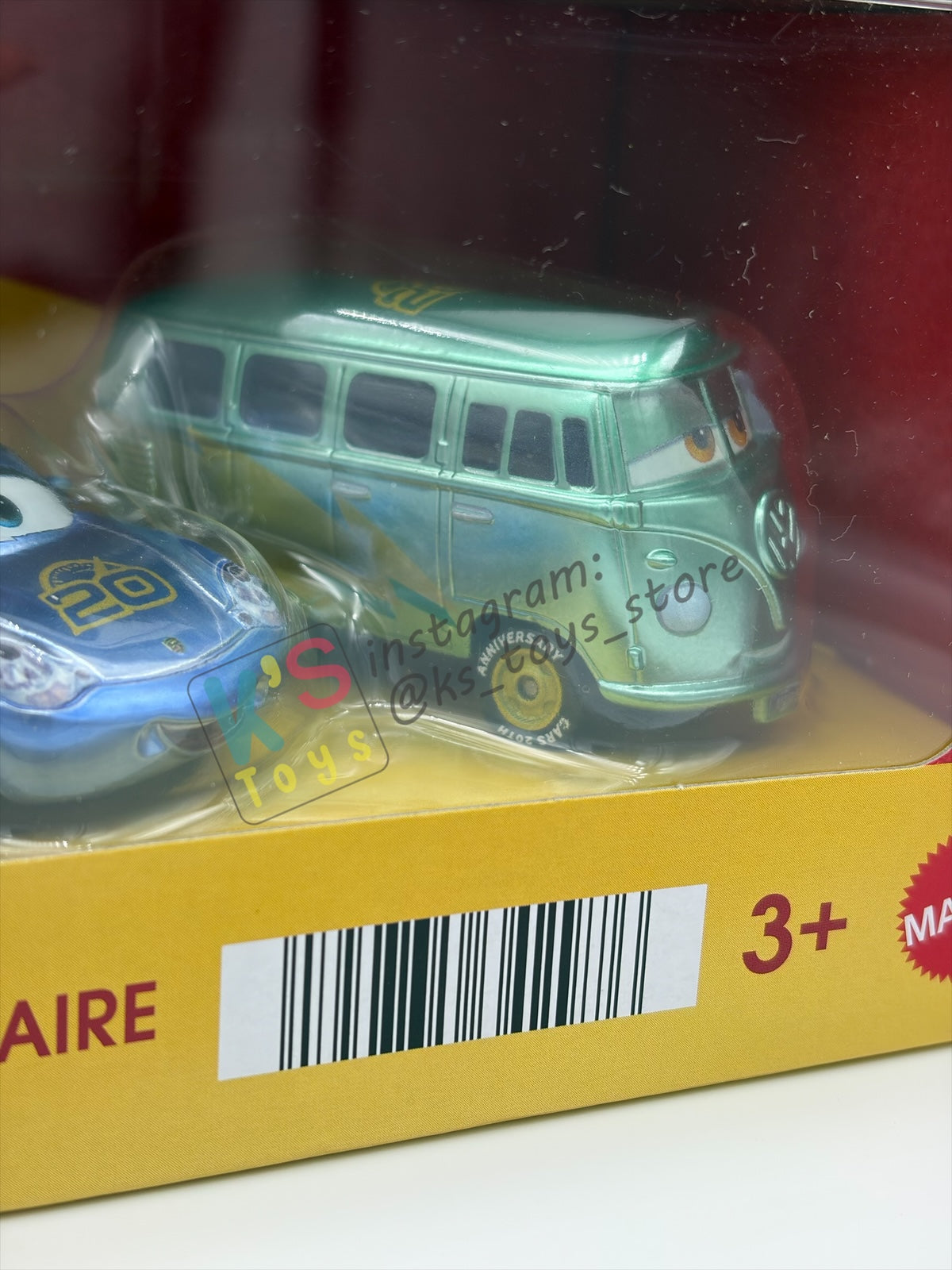 GIFT SET Disney Pixar Cars by MATTEL, EXCLUSIVE 5 PACK 20th ANNIVERSARY FAN FAVOURITE - RAMONE, MATER, LIGHTNING MCQUEEN, SALLY AND FILLMORE - BNIP