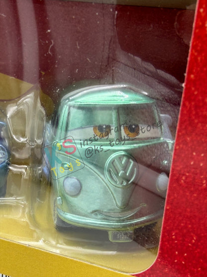 GIFT SET Disney Pixar Cars by MATTEL, EXCLUSIVE 5 PACK 20th ANNIVERSARY FAN FAVOURITE - RAMONE, MATER, LIGHTNING MCQUEEN, SALLY AND FILLMORE - BNIP