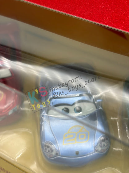 GIFT SET Disney Pixar Cars by MATTEL, EXCLUSIVE 5 PACK 20th ANNIVERSARY FAN FAVOURITE - RAMONE, MATER, LIGHTNING MCQUEEN, SALLY AND FILLMORE - BNIP