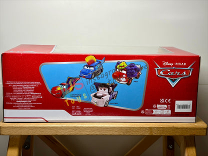 Disney Store Version of Disney Pixar Cars 1:43 - 4 PACK CARS HALLOWEEN SERIES "LIGHTNING MCQUEEN, MATER, DJ AND RED" - BNIP