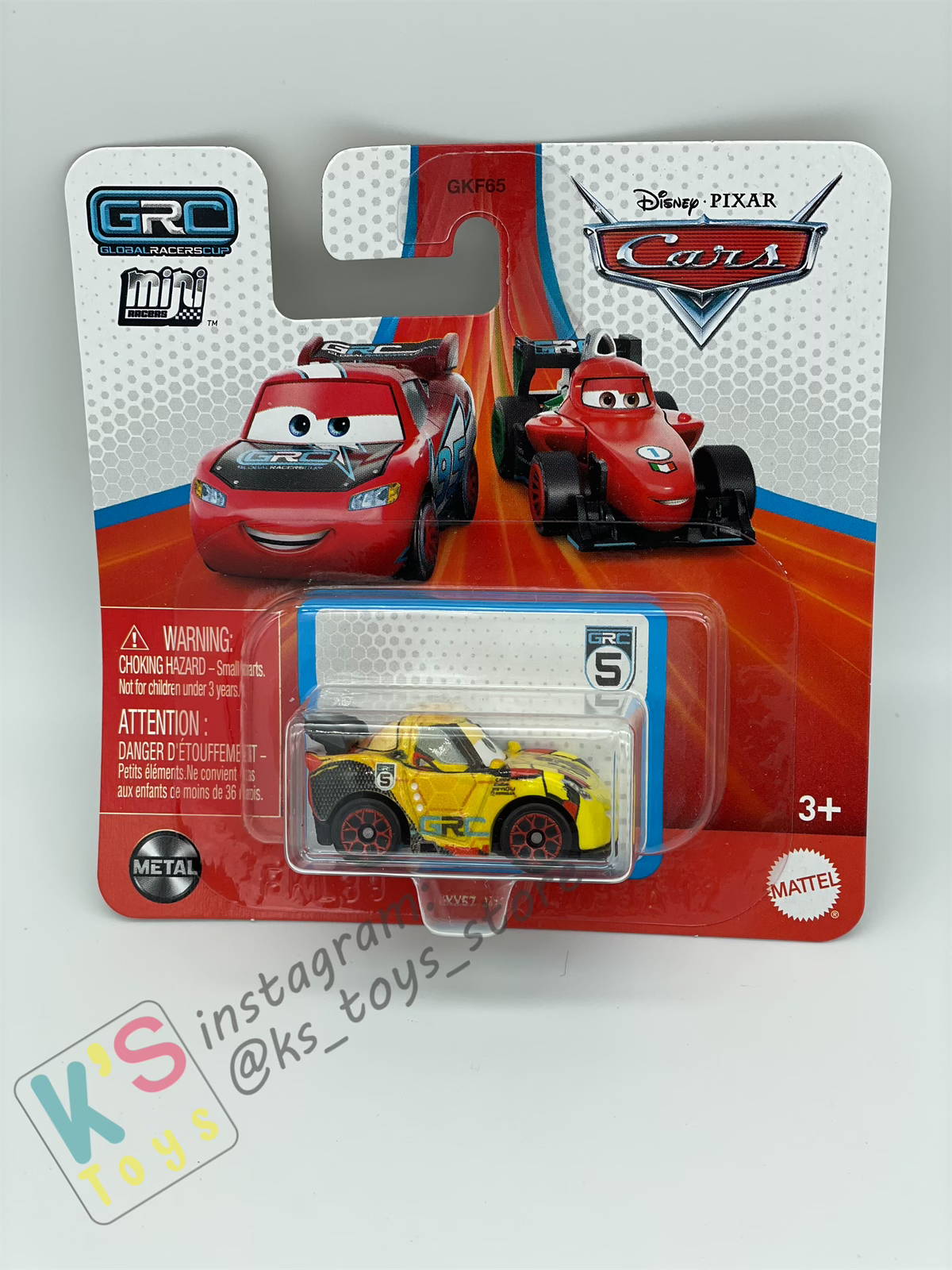 Mini Racers Pixar Disney Cars by Mattel, GRC MIGUEL CAMINO- #27 Series 3 2024 - BNIP