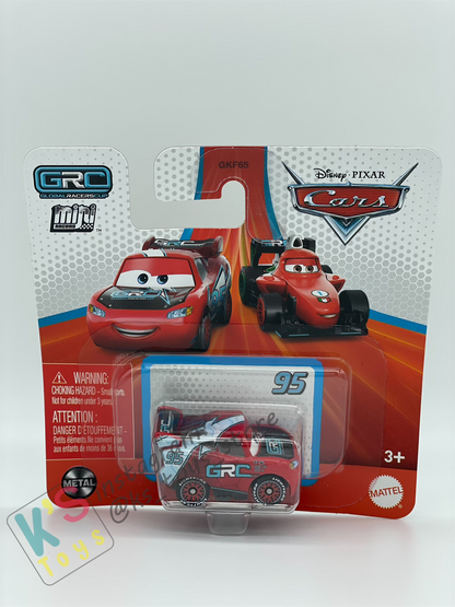 Mini Racers Pixar Disney Cars by Mattel, GRC LIGHTNING MCQUEEN - #25 Series 3 2024 - BNIP