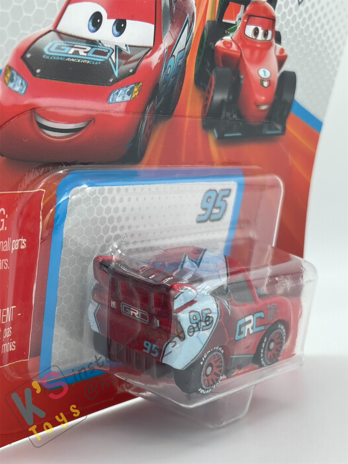 Mini Racers Pixar Disney Cars by Mattel, GRC LIGHTNING MCQUEEN - #25 Series 3 2024 - BNIP