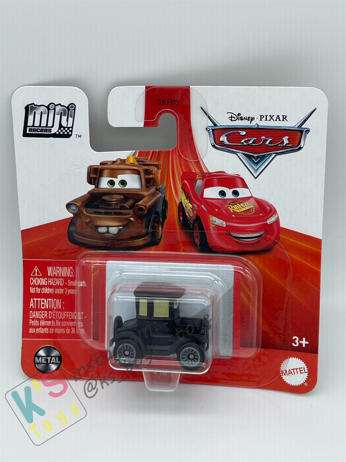 Mini Racers Pixar Disney Cars by Mattel, LIZZIE - #36 Series 3 2024 - BNIP