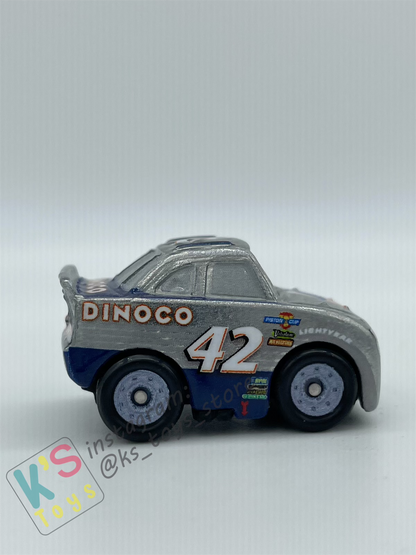 Loose Mini Racers Pixar Disney Cars, Silver Cal Weathers - Displayed Condition