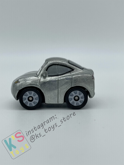 Loose Mini Racers Pixar Disney Cars, Silver Natalie Certain - Displayed Condition