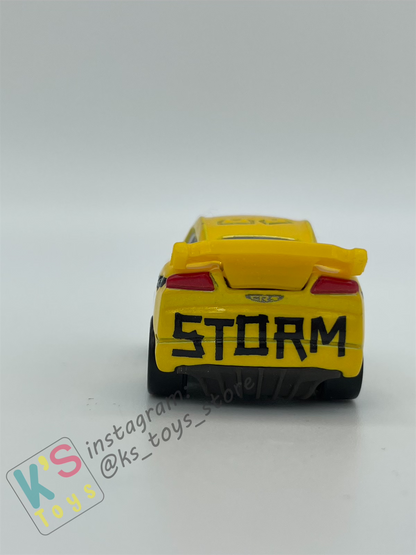 Loose Mini Racers Pixar Disney Cars, Cruz Ramirez as Storm (Thomasville Cruz) - Good Condition