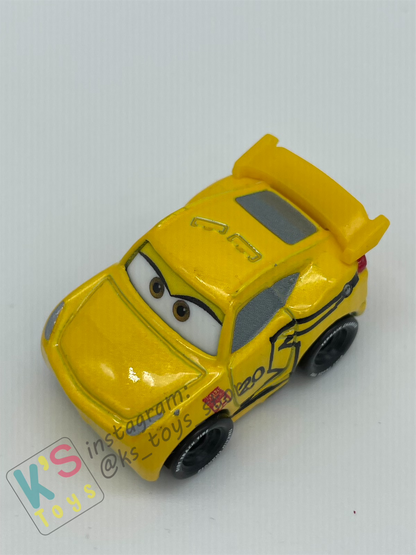 Loose Mini Racers Pixar Disney Cars, Cruz Ramirez as Storm (Thomasville Cruz) - Good Condition