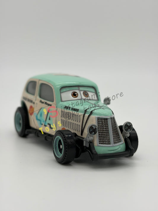 PRE-OWNED / LOOSE DISNEY PIXAR CARS - “FLOYD MORGAN" - CARS 3 SERIES - NEAR MINT CONDITION