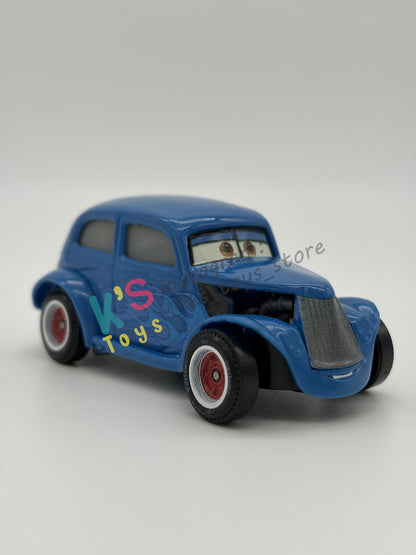 PRE-OWNED / LOOSE DISNEY PIXAR CARS - “HOT ROD RIVER SCOTT" - CARS 3 DOC'S RACING DAYS SERIES - GOOD