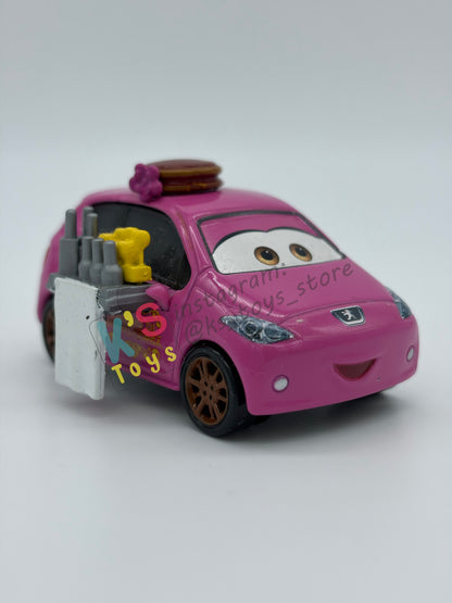 PRE-OWNED / LOOSE DISNEY PIXAR CARS - “MARY ESGOCAR" - CARS 2 SERIES - NEAR MINT CONDITION