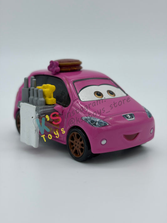 PRE-OWNED / LOOSE DISNEY PIXAR CARS - “MARY ESGOCAR" - CARS 2 SERIES - NEAR MINT CONDITION