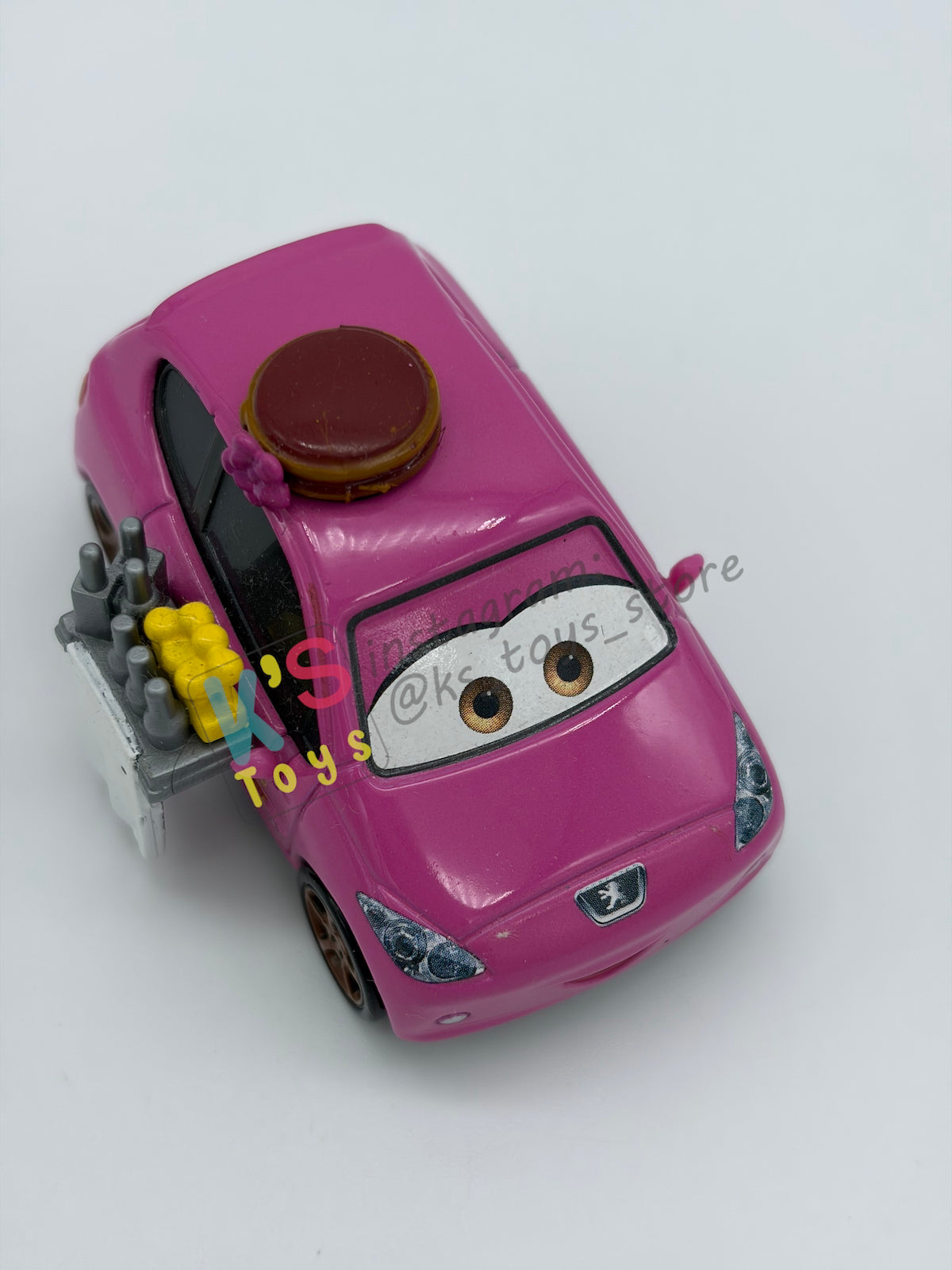 PRE-OWNED / LOOSE DISNEY PIXAR CARS - “MARY ESGOCAR" - CARS 2 SERIES - NEAR MINT CONDITION