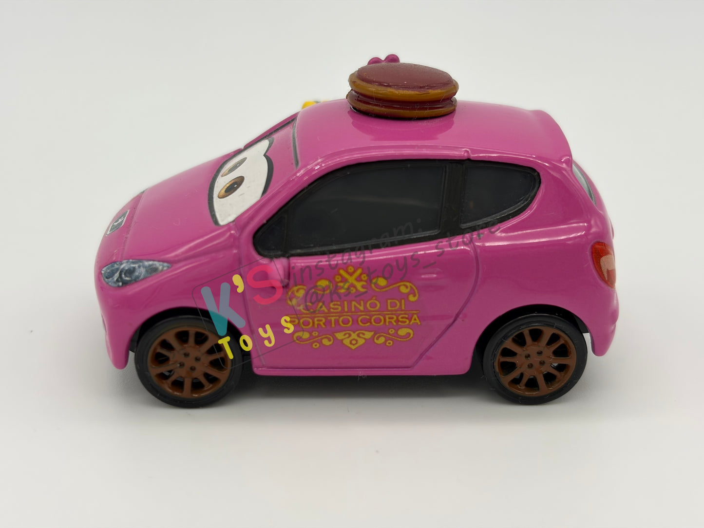 PRE-OWNED / LOOSE DISNEY PIXAR CARS - “MARY ESGOCAR" - CARS 2 SERIES - NEAR MINT CONDITION