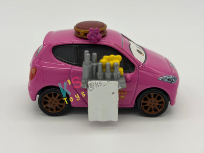 PRE-OWNED / LOOSE DISNEY PIXAR CARS - “MARY ESGOCAR" - CARS 2 SERIES - NEAR MINT CONDITION