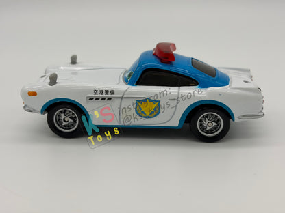 PRE-OWNED / LOOSE DISNEY PIXAR CARS - “SECURITY GUARD FINN (VARIANT UNIBODY)" - CARS 2 AIRPORT ADVENTURE SERIES - GOOD CONDITION