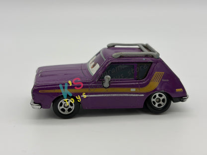 PRE-OWNED / LOOSE DISNEY PIXAR CARS - “J. CURBY GREMLIN" - CARS 2 LEMONS SERIES - NEAR MINT CONDITION
