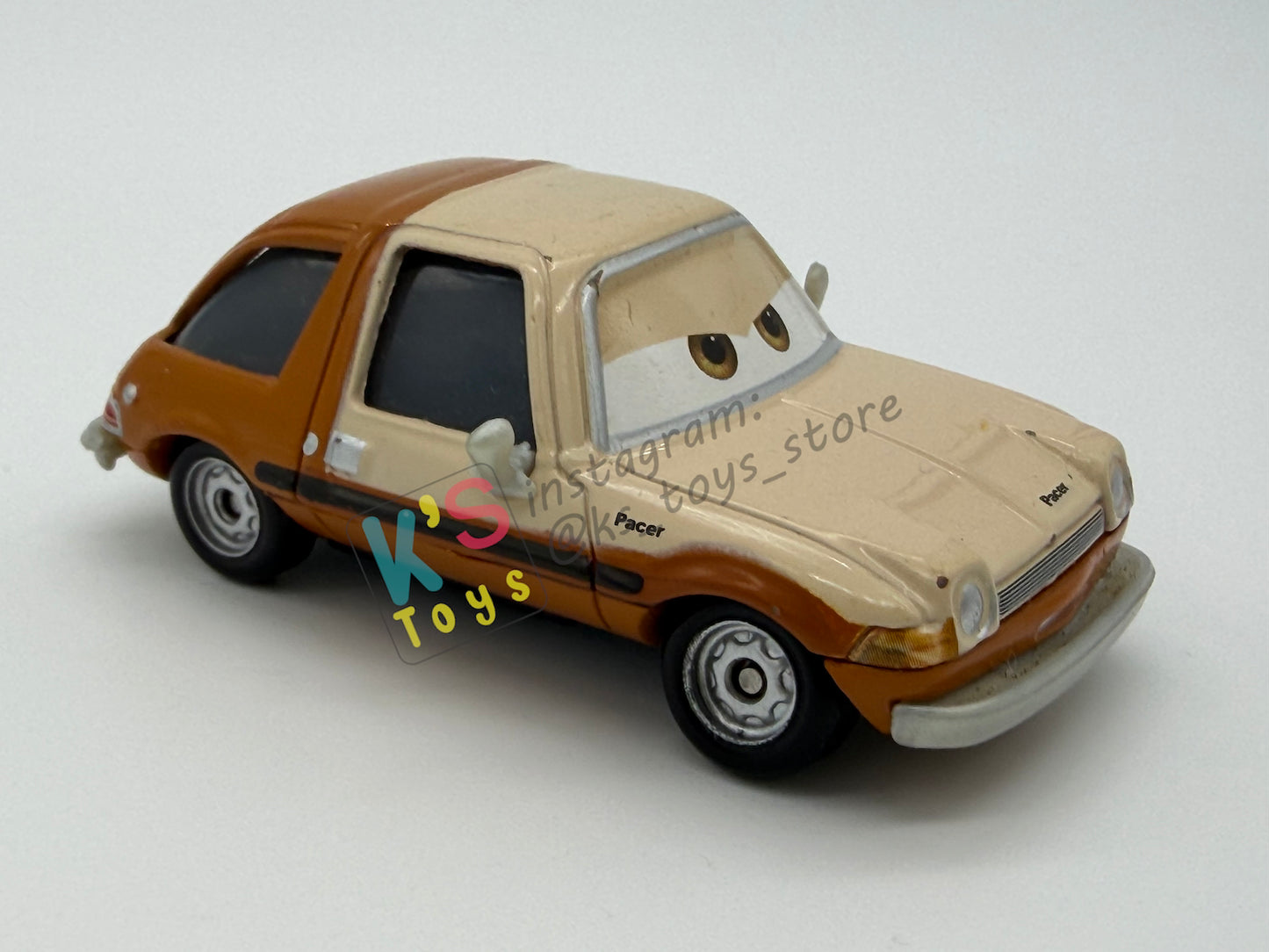 PRE-OWNED / LOOSE DISNEY PIXAR CARS - “TUBBS PACER CHINA" - CARS 2 LEMONS SERIES - NEAR MINT CONDITION