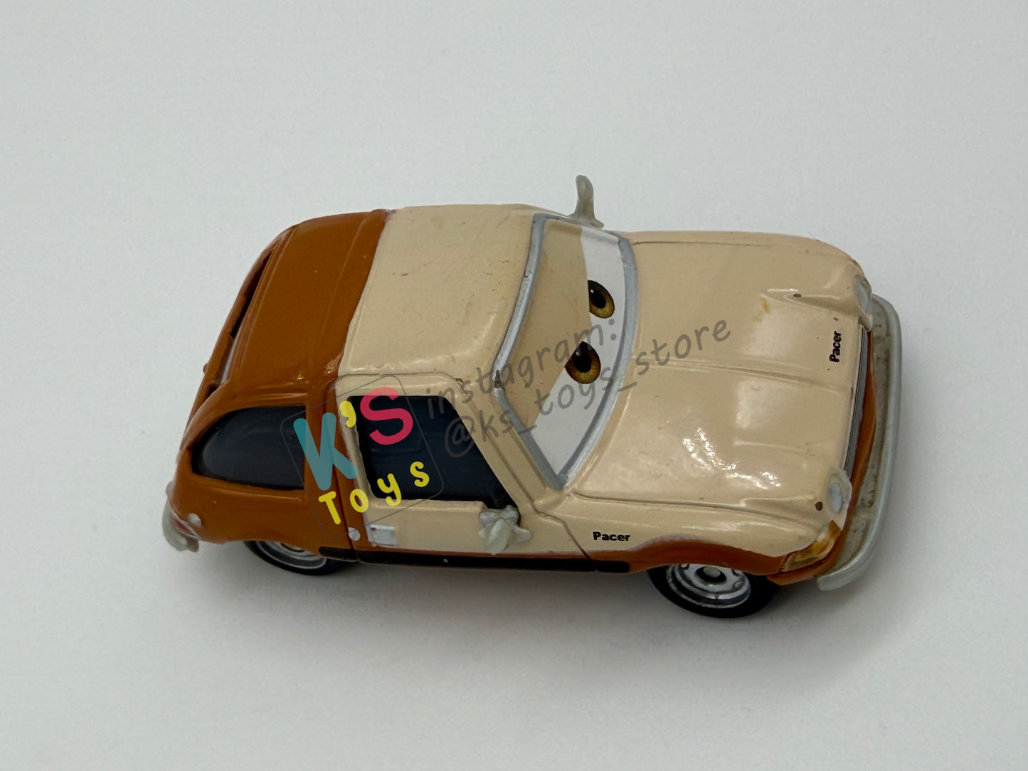 PRE-OWNED / LOOSE DISNEY PIXAR CARS - “TUBBS PACER CHINA" - CARS 2 LEMONS SERIES - NEAR MINT CONDITION