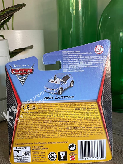 DISNEY PIXAR CARS "NICK CARTONE #46" CARS 2 - BNIP