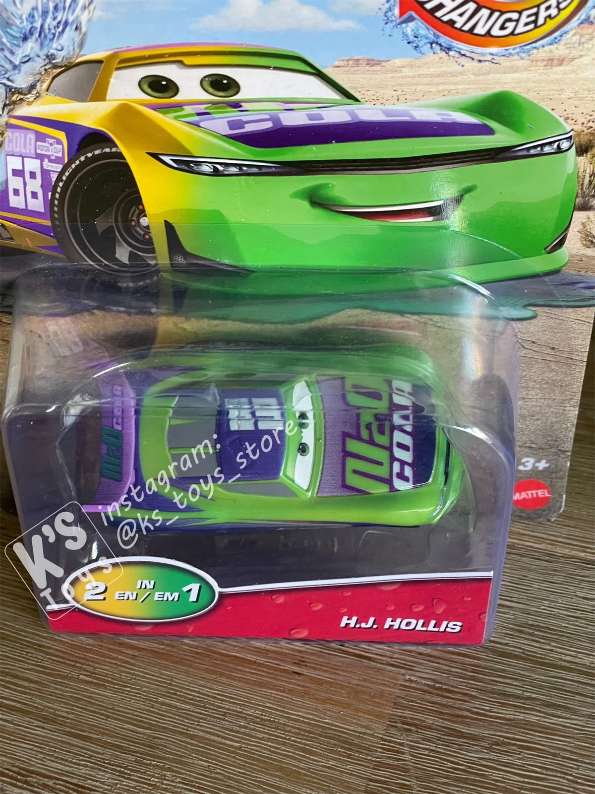 COLOR CHANGERS Disney Pixar Cars by MATTEL, H.J. HOLLIS - 2020 RELEASE - BNIP