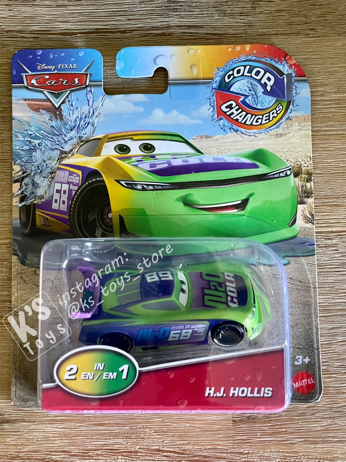 COLOR CHANGERS Disney Pixar Cars by MATTEL, H.J. HOLLIS - 2020 RELEASE - BNIP