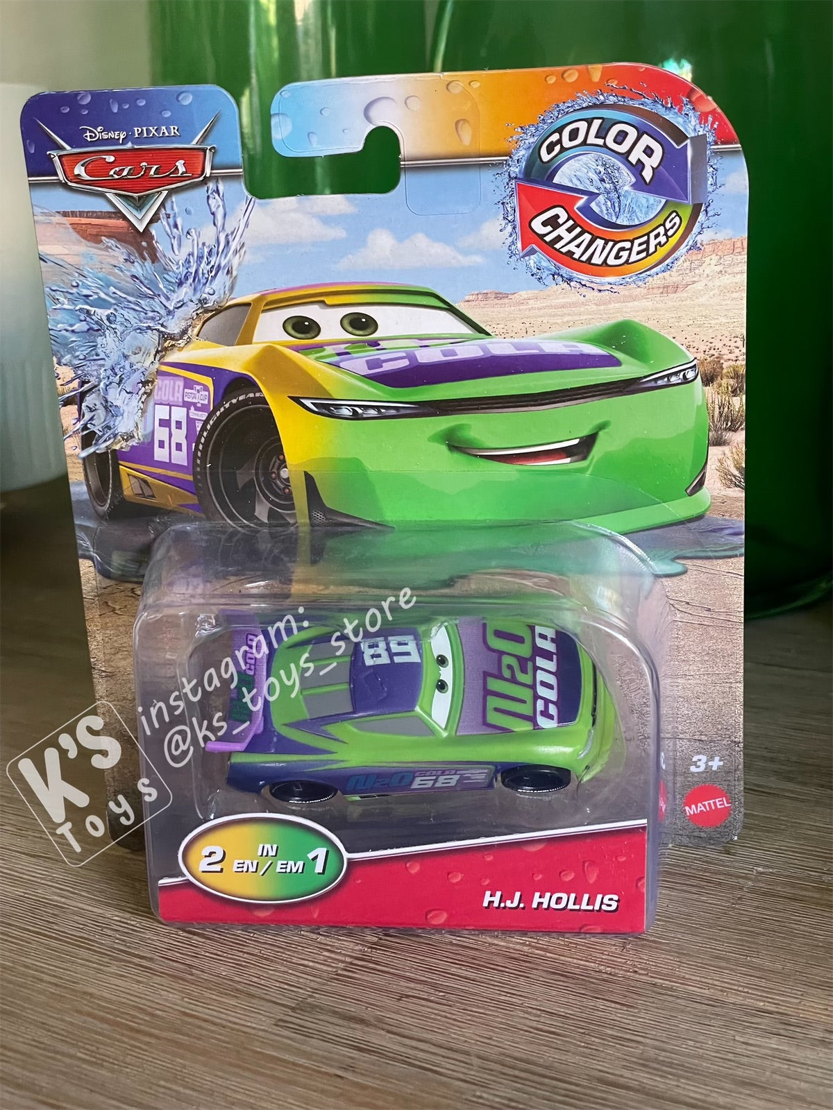 COLOR CHANGERS Disney Pixar Cars by MATTEL, H.J. HOLLIS - 2020 RELEASE - BNIP