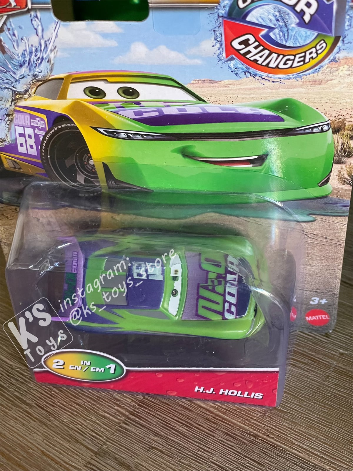 COLOR CHANGERS Disney Pixar Cars by MATTEL, H.J. HOLLIS - 2020 RELEASE - BNIP