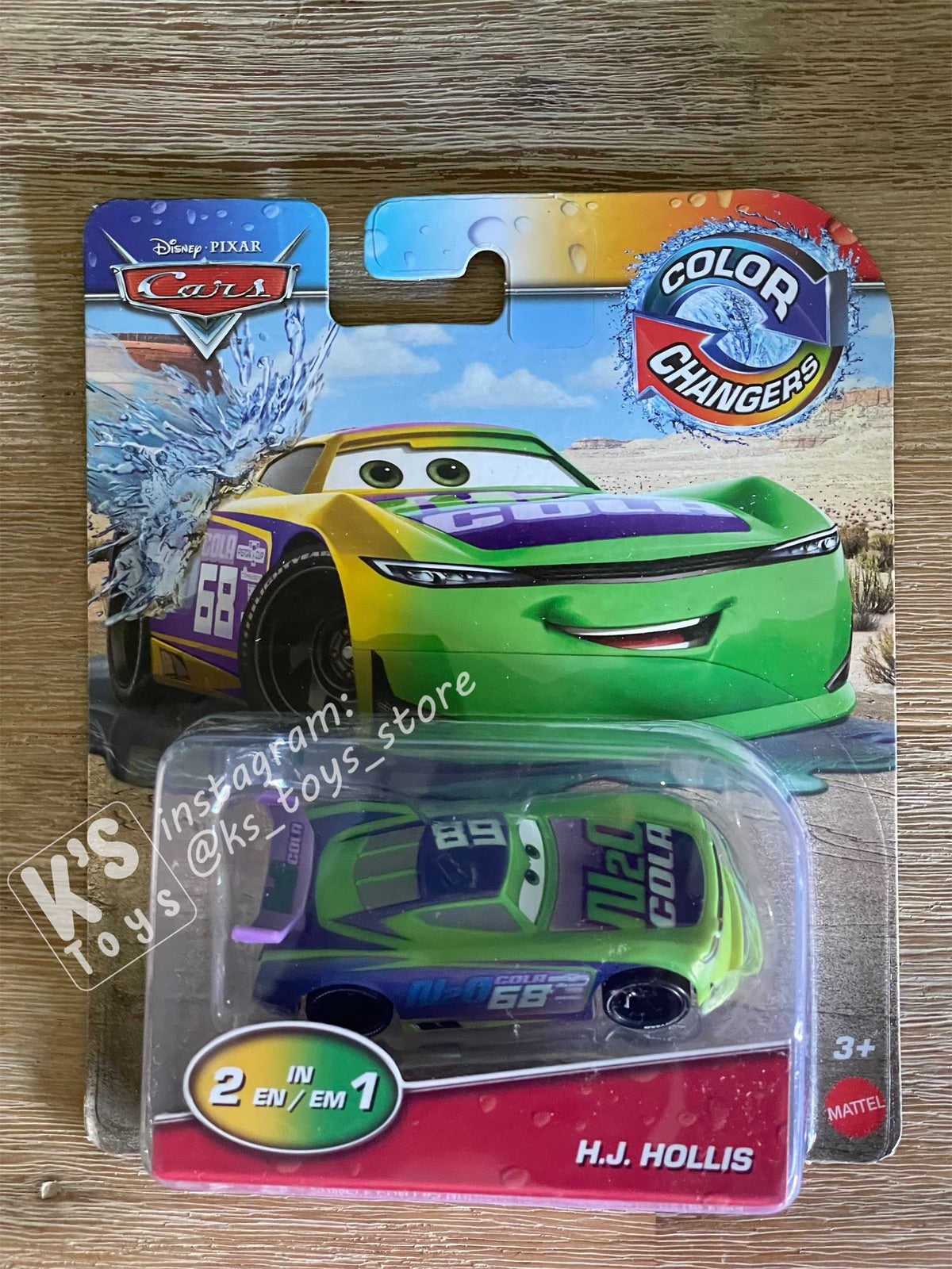 COLOR CHANGERS Disney Pixar Cars by MATTEL, H.J. HOLLIS - 2020 RELEASE - BNIP