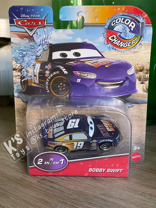 COLOR CHANGERS Disney Pixar Cars by MATTEL, BOBBY SWIFT - 2020 RELEASE - BNIP