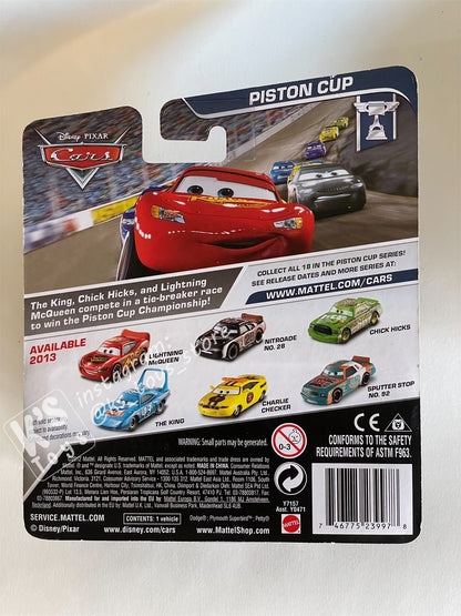 DISNEY PIXAR CARS "SPUTTER STOP NO 92” PISTON CUP SERIES- BNIP