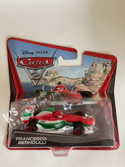 DISNEY PIXAR CARS "FRANCESCO BERNOULLI" SHORT CARD CARS 2 - BNIP