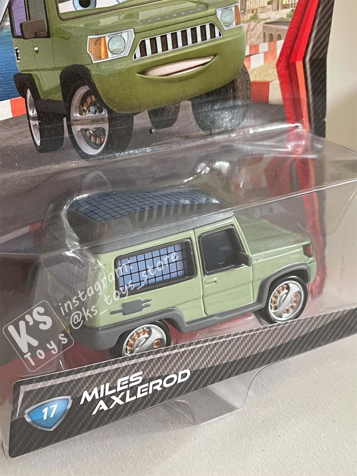 DISNEY PIXAR CARS "MILES AXLEROD" CARS 2 - BNIP