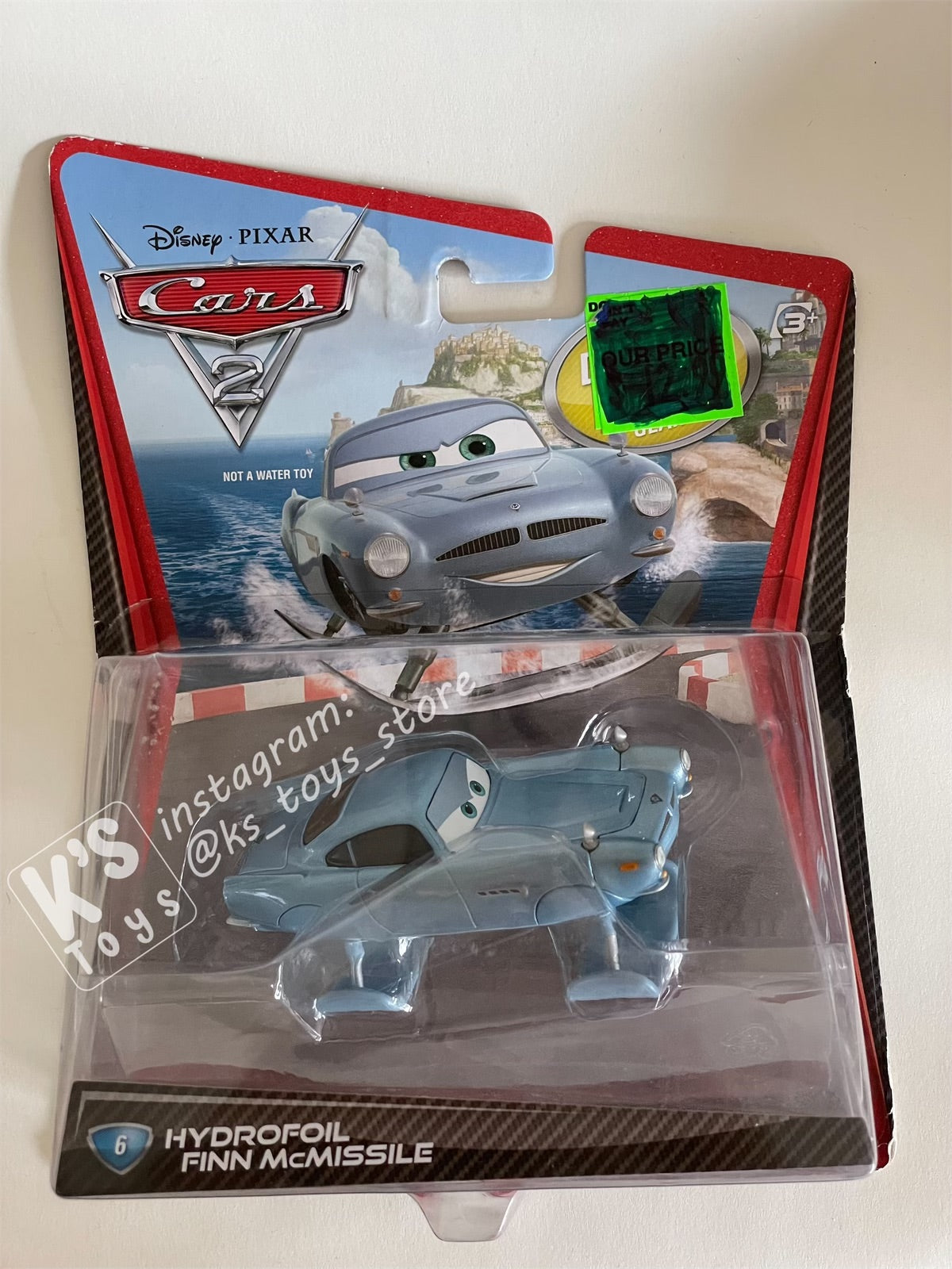 DELUXE DISNEY PIXAR CARS "HYDROFOIL FINN MCMISSILE" #6 - BNIP