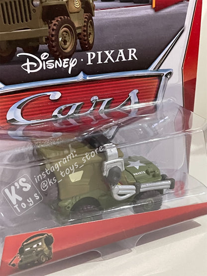 DISNEY PIXAR CARS BY MATTEL, “SARGE RACE TEAM WITH HEADSET" 95 PIT CREW SERIES - BNIP