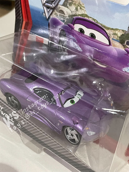 DISNEY PIXAR CARS "HOLLEY SHIFTWELL" CARS 2 SHORT CARD - BNIP