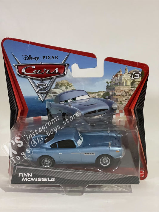 DISNEY PIXAR CARS "FINN MCMISSILE" SHORT CARD CARS 2 - BNIP