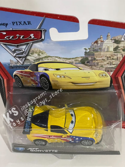 DISNEY PIXAR CARS BY MATTEL, CARS 2 JEFF GORVETTE #7 - BNIP