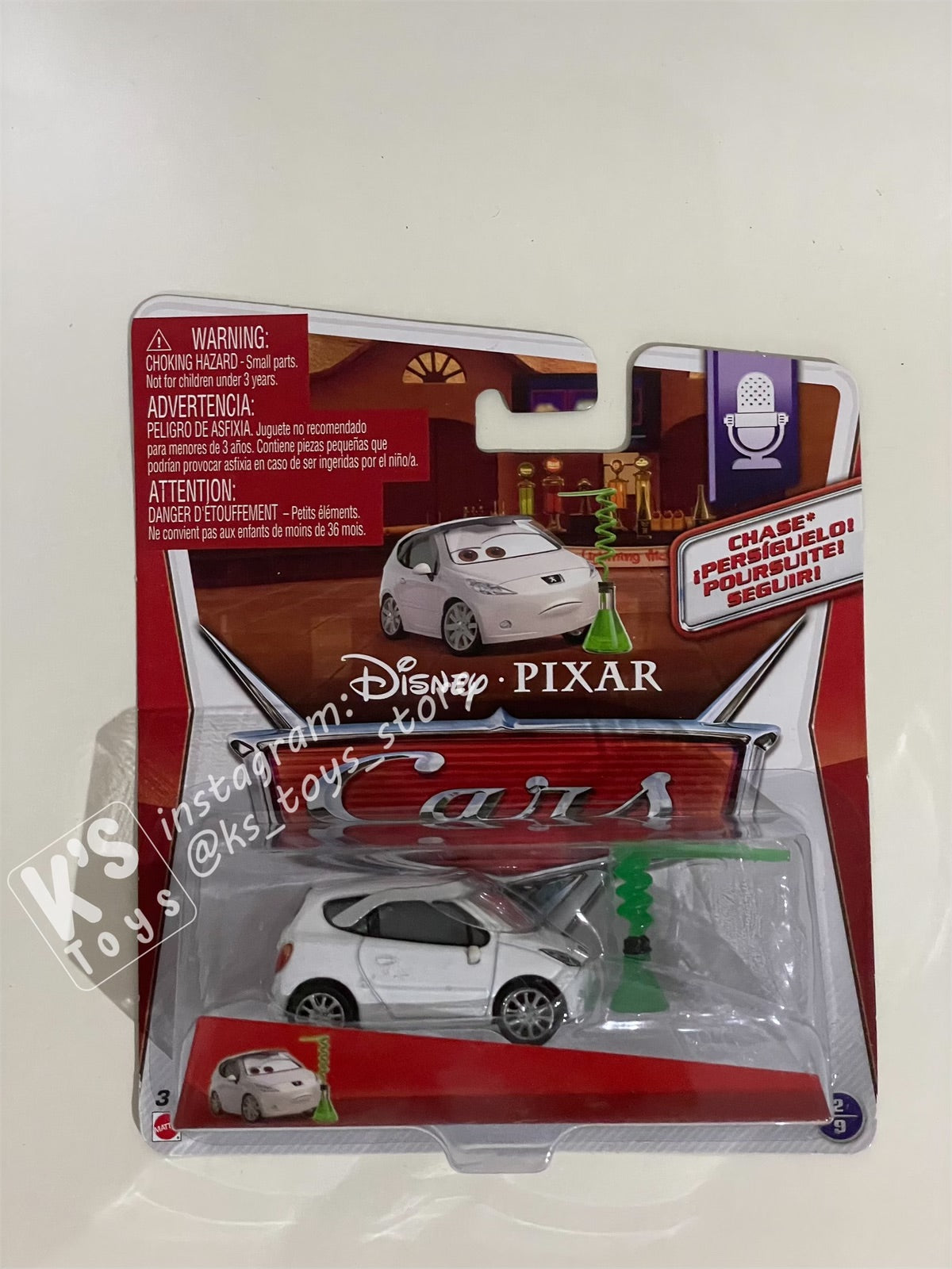 DISNEY PIXAR CARS BY MATTEL, LEE RACE - BNIP