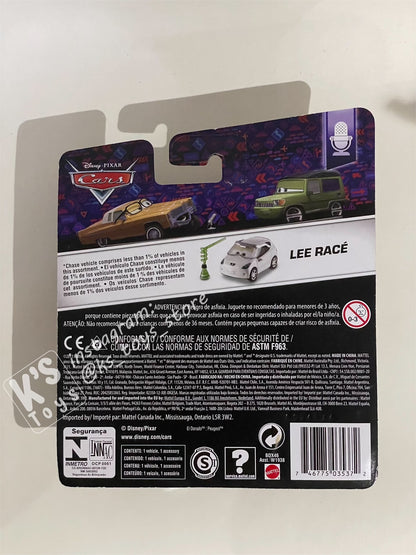 DISNEY PIXAR CARS BY MATTEL, LEE RACE - BNIP