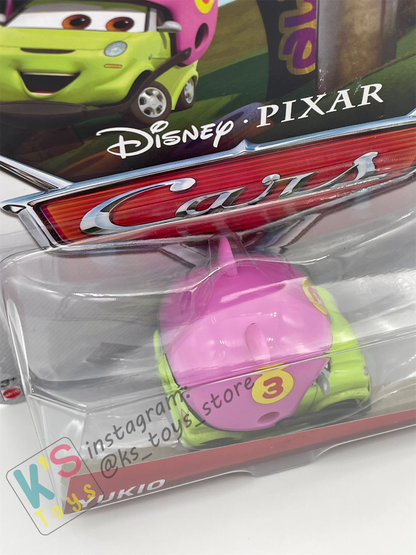 DISNEY PIXAR CARS BY MATTEL 1:55,YUKIO - SUPER CHASE SERIES - BNIP