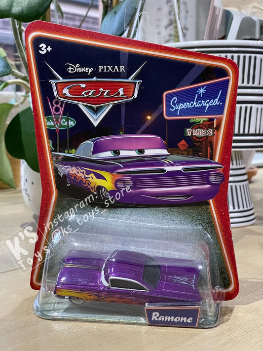 DISNEY PIXAR CARS BY MATTEL, PURPLE RAMONE - SUPERCHARGED SERIES - BNIP